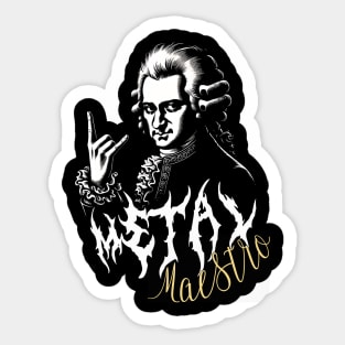 Mozart Rocks: Classical Meets Metal Sticker